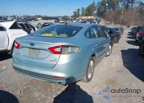 2014 Ford Fusion Hybrid Se из США, поврежденный, VIN 3FA6P0LU4ER224146